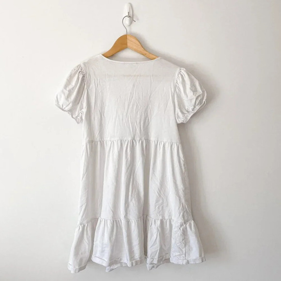 Aritzia Sunday Best Babydoll Tiered Cruise Dress White Size Small - Picture 5 of 7